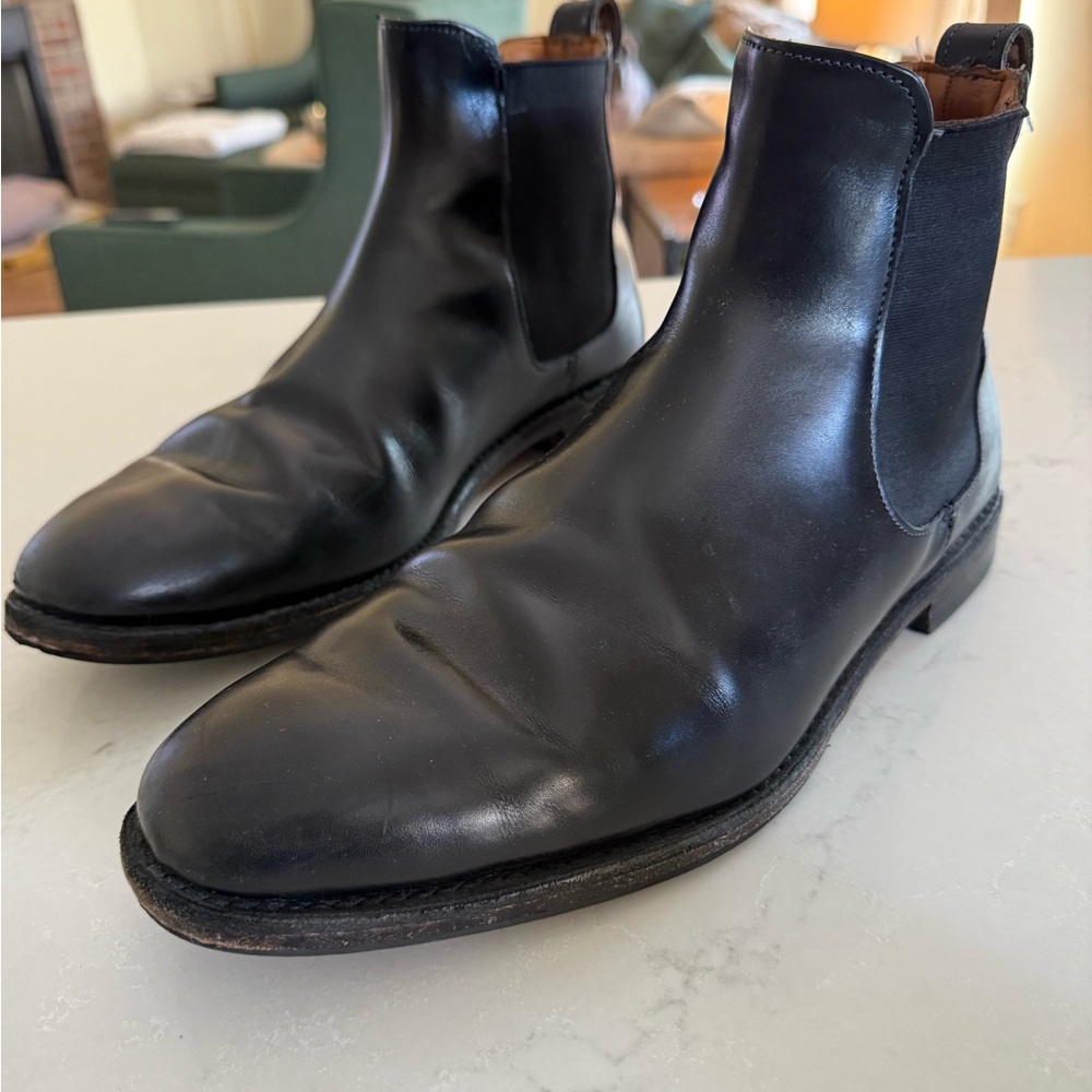 Allen Edmonds Black Leather Chelsea Boots